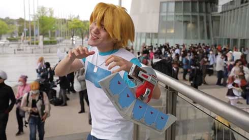 遊戯王 城之内 コスプレ アゴ 伸びた しゃくれ 再現