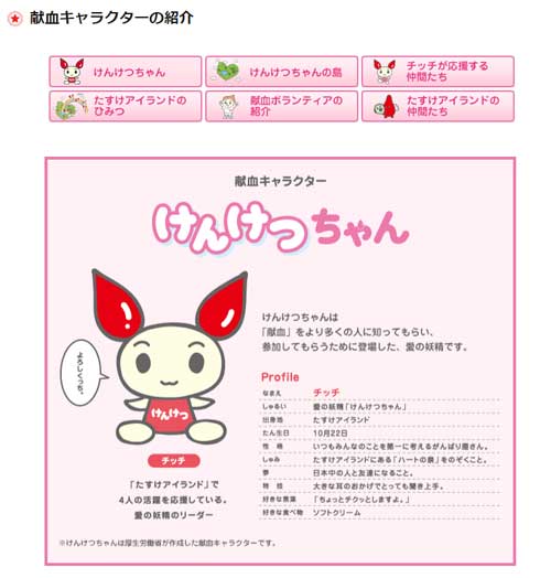 ちいかわ ロブスターなうさぎ マスコット 献血 キャラクター けんけつちゃん 間違い