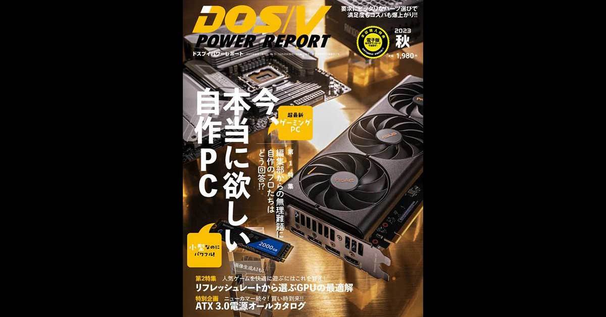 DOS/V POWER REPORT2001年12冊セット状態悪い DOS/V POWER REPORT (ドスブイパワーレポート) 2022年11月号