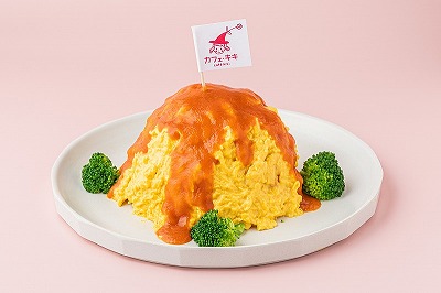 3階のカフェで提供する「キキライス」