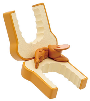 『TOM and JERRY FUNNY ART!』3・A賞・危機一髪よけるジェリー