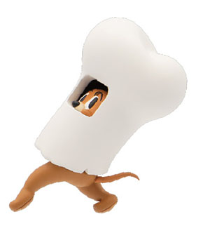 『TOM and JERRY FUNNY ART!』3・A賞・骨のふりをするジェリー