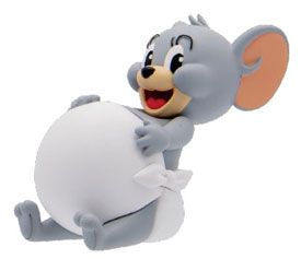 『TOM and JERRY FUNNY ART!』3・A賞・まんぷくになったタフィー
