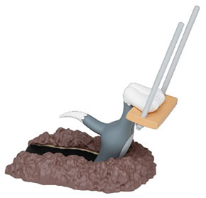 『TOM and JERRY FUNNY ART!』3・B賞・ブランコで地面に埋もれたトム