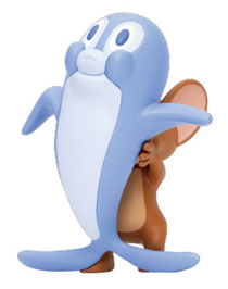 『TOM and JERRY FUNNY ART!』3・B賞・さかなのフリをして踊るジェリー