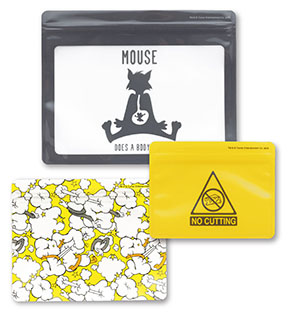 『TOM and JERRY FUNNY ART!』3・E賞・濃いグレーのジッパーバッグ他