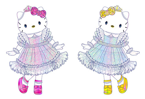 「Hello Kitty 50th Anniversary」・キティ・ミミィ新コスチューム
