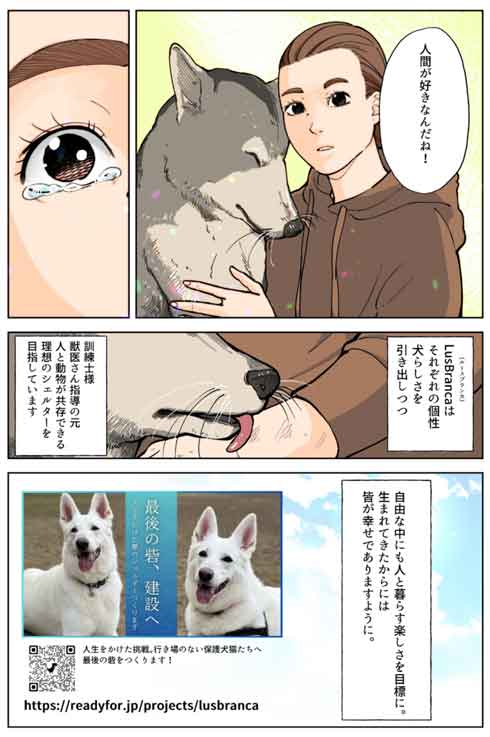 保護犬漫画