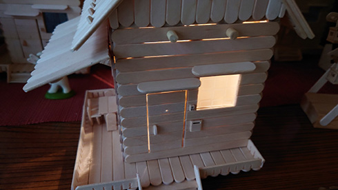 あずきバー ログハウス ミニチュア