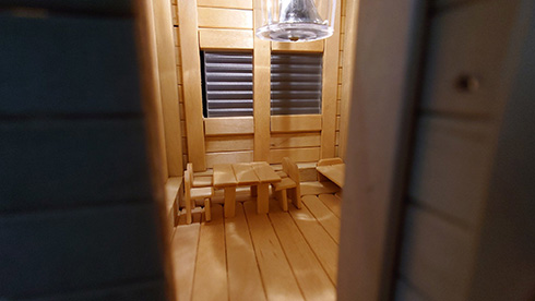 あずきバー ログハウス ミニチュア