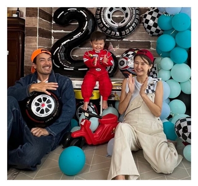 美優と滝川ロランと息子