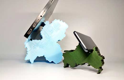 スマホ タブレット モニター スタンド 岐阜県 自作 立体