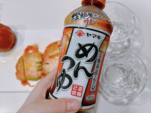 トマトつけダレ素麺