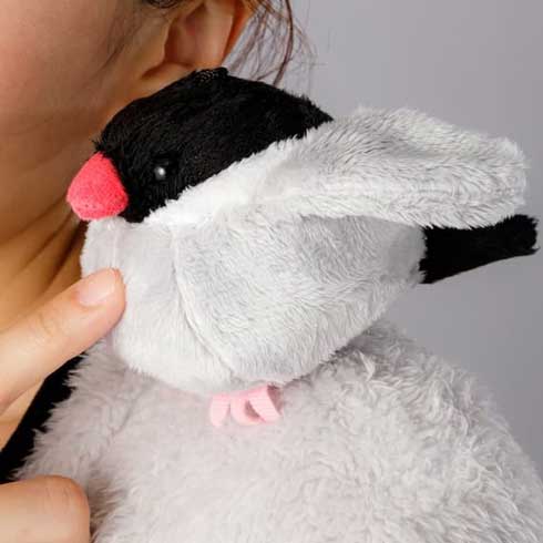 ニトリ デコホーム 着る毛布 肩のり 文鳥 シマエナガ かわいい