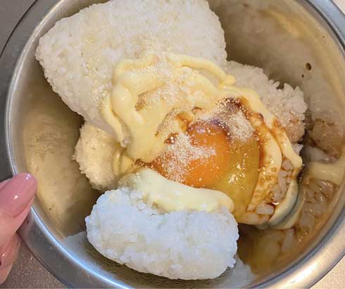 クックパッド うまい チャーハン 作り方 製作途中 マヨネーズ