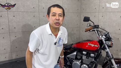 愛車のゼファーχをカスタムするノッチ