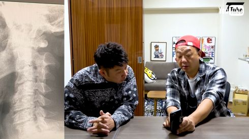 整体が原因で右の腕が動かなくなったTKO木下隆行