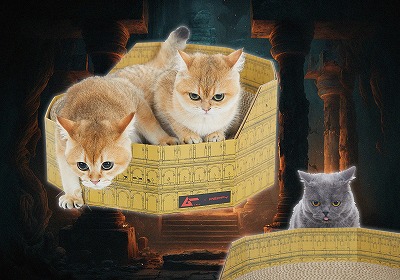 「古代猫帝国のコロッセオ爪とぎ」