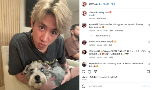 「ONE OK ROCK」のTaka