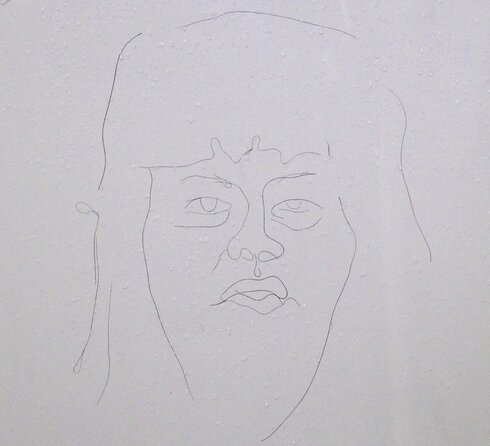 髪の毛アート04