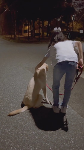 帰宅断固拒否運動中のダッフィーちゃん