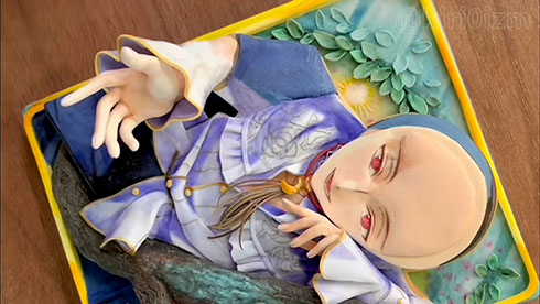 朔間凛月のアイシングクッキー・手をつけたところ