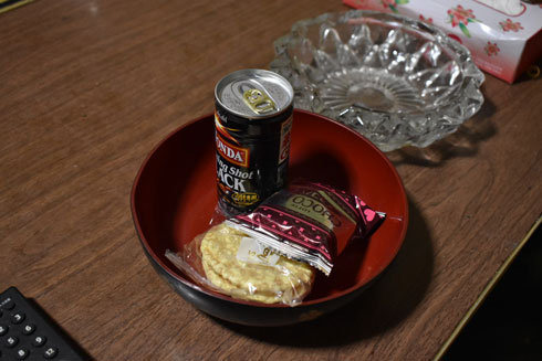 おばあちゃんちな宿・お茶菓子