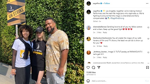 米俳優組合のピケットラインには俳優アニャ・テイラー＝ジョイ