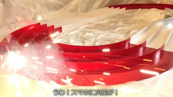 ロケット花火ミニ四駆