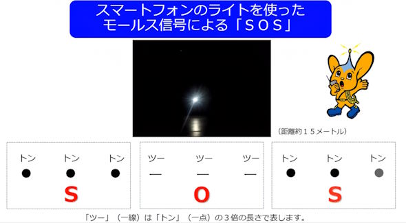 モールス信号SOS