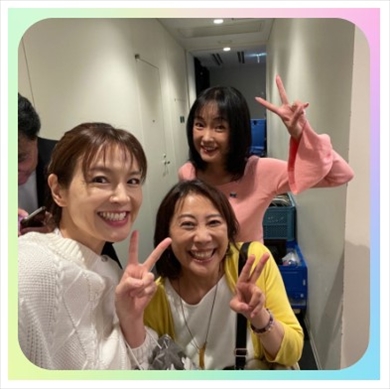 たなかえり、千葉麗子、永田由紀の女性ヒーロー3ショット