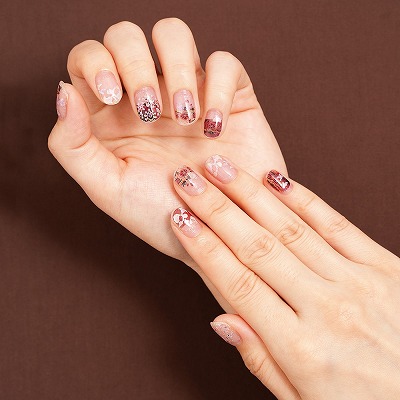 「宝物の輝きを手もとに　螺鈿風デザインが光る　ジェル風ネイルシール 2の会」
