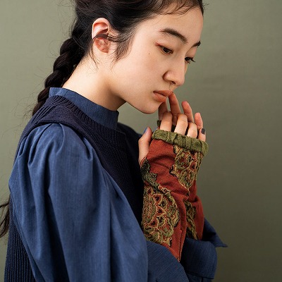 「正倉院に伝わった空想の花　唐花文ハンドウォーマーの会」