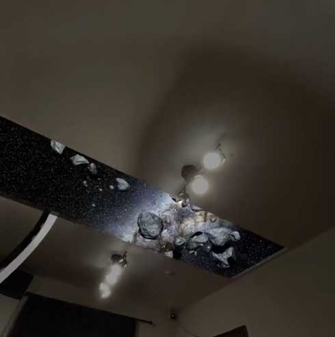 Quest3 複合現実 部屋 天井 宇宙 夜空 Skygaze アプリ VRヘッドセット