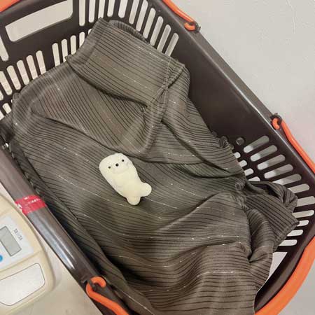 親 LINE つぶれあざらし 洗濯かご ぬいぐるみ アザラシ 言い回し 表現 呼び方 母