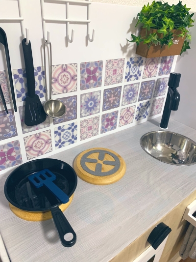 ダンボールおままごとキッチン