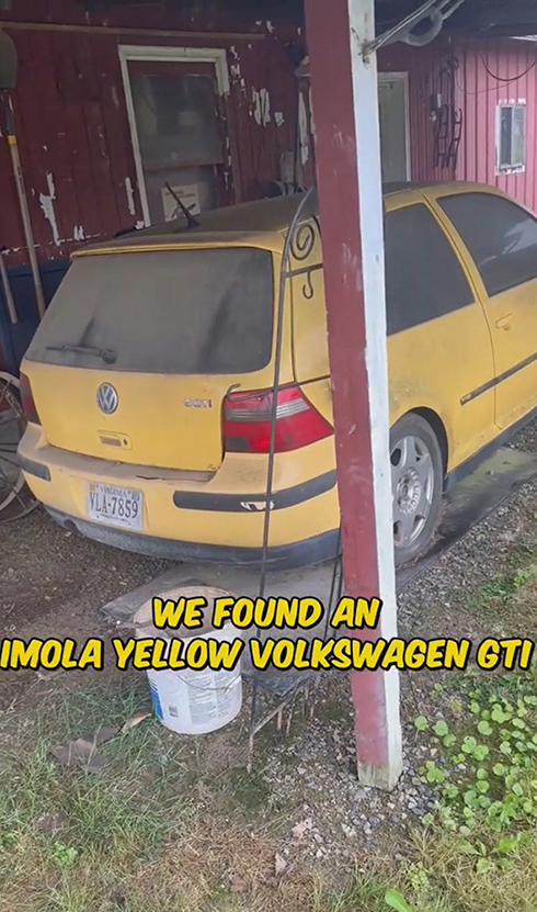 ガレージで見つけたフォルクスワーゲンGTI