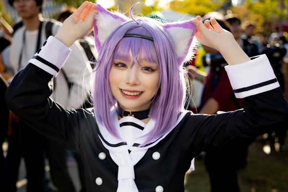 涼音つきの「ホロライブ」猫又おかゆ