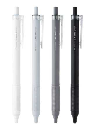 トンボ MONO パイロット フリクション コラボ グレースケールシリーズ 筆記具