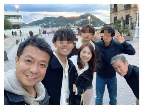 白城あやかと息子と中山秀征