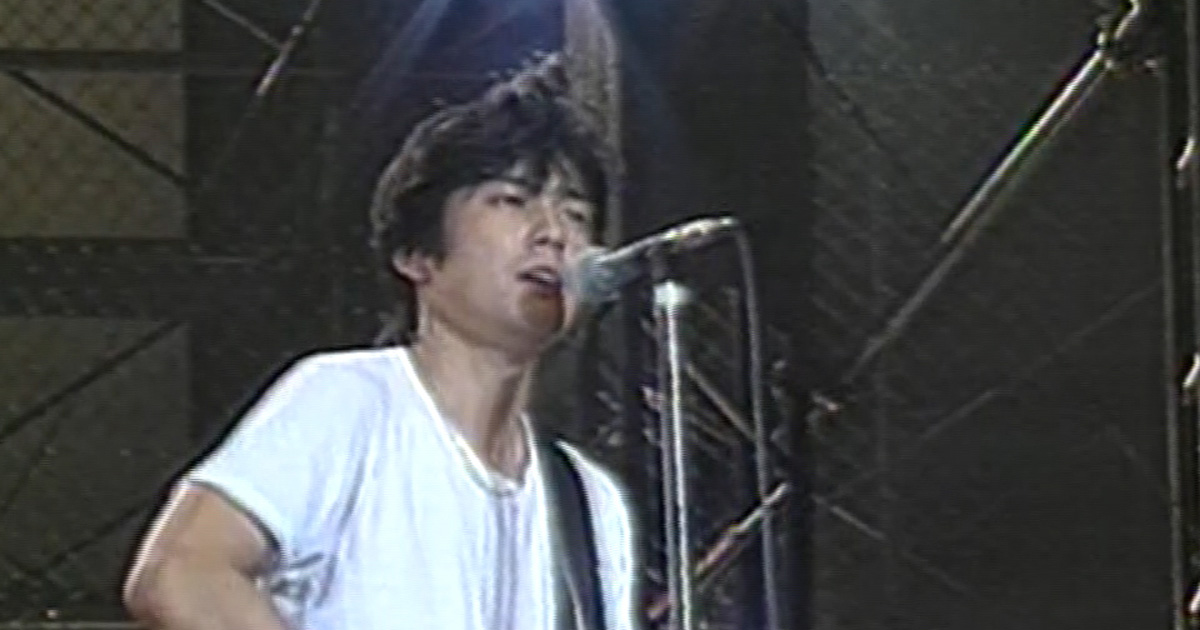 尾崎豊　デビュー映像 尾崎 豊デビュー40周年を記念して「卒業」オフィシャル
