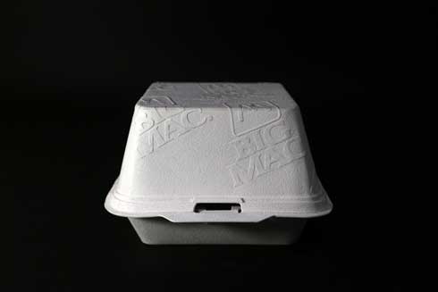 紙 ビッグマック ハンドメイド 作品 ペーパークラフト アート 彫刻