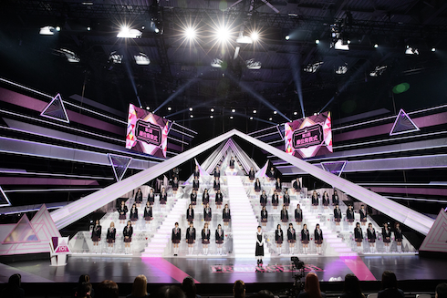 「PRODUCE 101 JAPAN THE GIRLS」第1回順位発表式