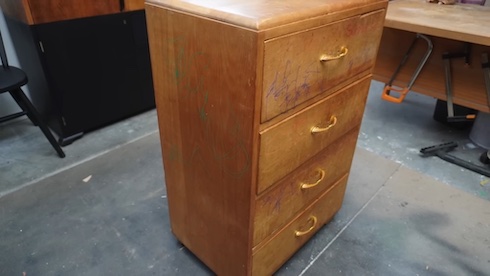 修繕 リメイク 家具 キャビネット タンス