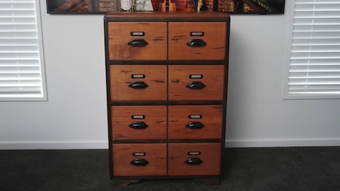 修繕 リメイク 家具 キャビネット タンス