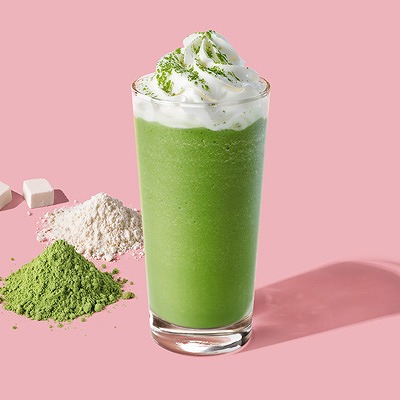 カスタマイズビバレッジの元となる「和三蜜 抹茶 フラペチーノ」