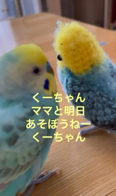 ママと明日遊ぼうね