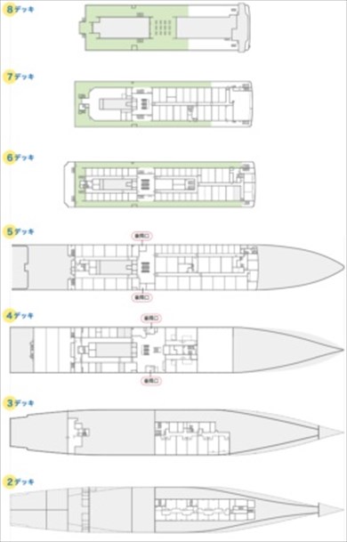 「おがさわら丸」乗船レポ