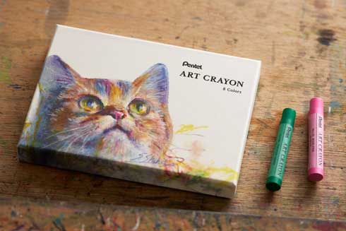 ぺんてる 柴崎春通 おじいちゃん先生 画家 コラボ クレヨン アートクレヨン クラウドファンディング