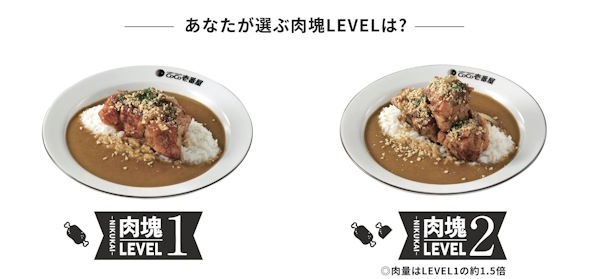 ココイチ肉塊カレー